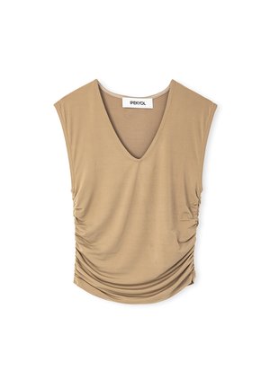 Ipekyol, V NECK   - Camicetta - natural