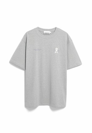 ARMEDANGELS, MAARKOS UN-WASTED - T-Shirt print - silver melange