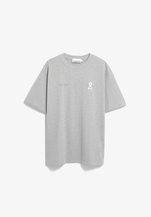 ARMEDANGELS, MAARKOS UN-WASTED - T-Shirt print - silver melange