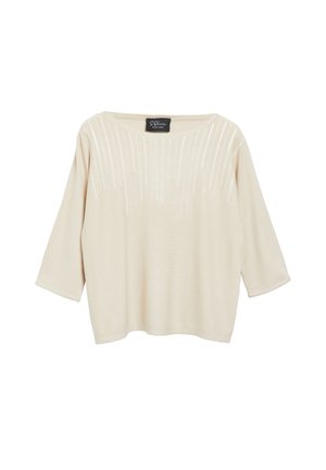 s.Oliver BLACK LABEL, STRICKPULLOVER - Pullover - helles beige