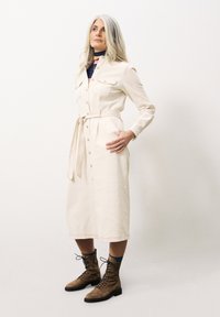 FRNCH CLOTILDA - Spijkerjurk - creme