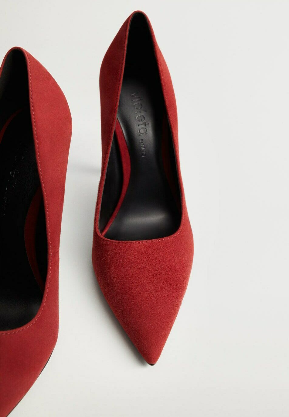 escarpin rouge mango