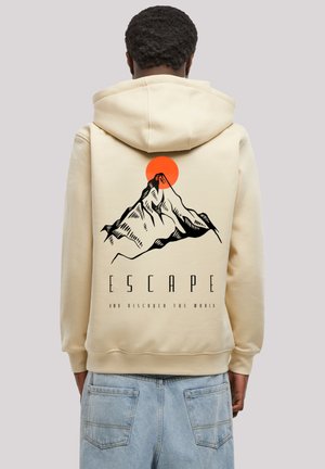 ESCAPE DISCOVER THE WORLD MOUNTAIN - Hoodie - sand