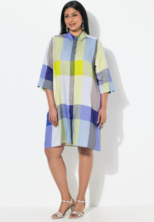 MADRAS CHECK 3/4 SLEEVE - Blusenkleid