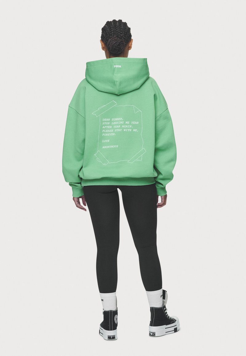 Pegador AURORA OVERSIZED HOODIE - Sportinis megztinis - washed peppermint green