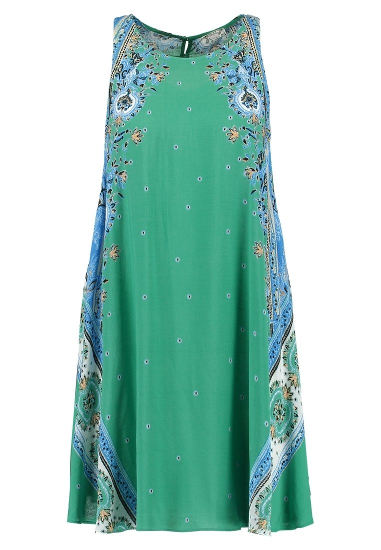 Free People Day dress - green - (Pre-owned) - Zalando.ie