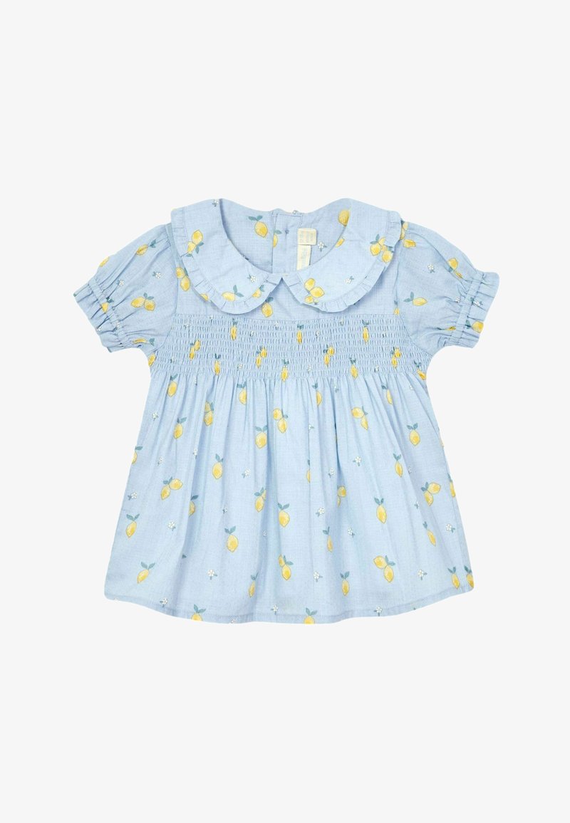 JoJo Maman Bébé LEMON FLORAL REGULAR FIT - Freizeitkleid - blue
