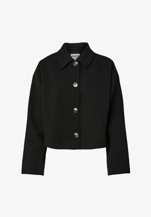 Pieces, PCAYA SHORT COAT NOOS BC - Veste légère - black