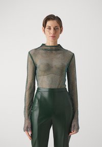 Patrizia Pepe MAGLIA BODY - Topper langermet - tuscany green