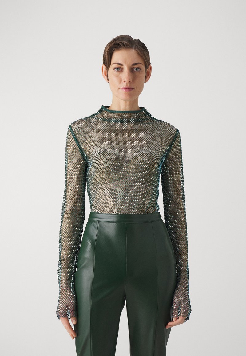 Patrizia Pepe MAGLIA BODY - Topper langermet - tuscany green