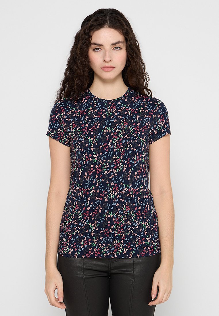 Ted Baker T-shirt print donkerblauw
