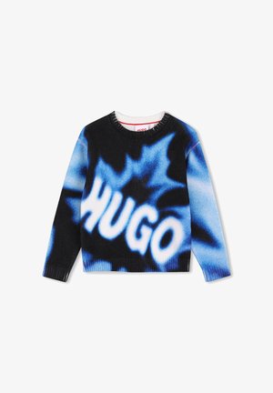 HUGO Kids PULLOVER - Svetrík - black