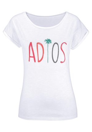 Beach Time T-Shirt print - weiß