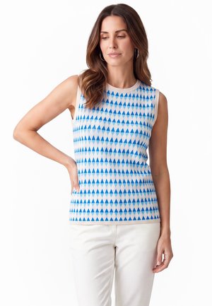 usha, Top - sky blue stripe