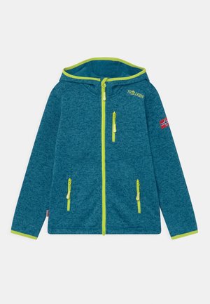 JONDALEN UNISEX - Fleece jacket - petrol/lime