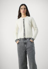 American Vintage YOP - Jeans Relaxed Fit - grey salt and pepper
