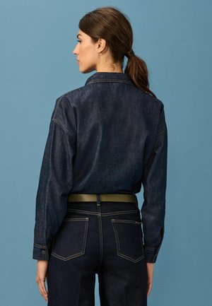 Next TALL - Blúzka so zapínaním na gombíky - rinse blue