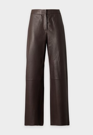 BOSS, SIPASA - Кожени панталони - medium brown