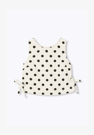 Promod, TOP COURT À POIS - Blouse - imprimé écru