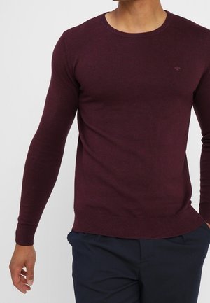 Strickpullover - dark red