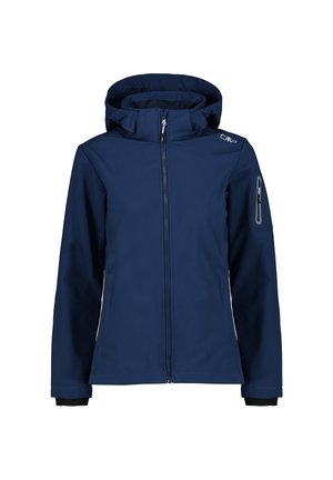 ZIP HOOD - Softshelljakke - blue