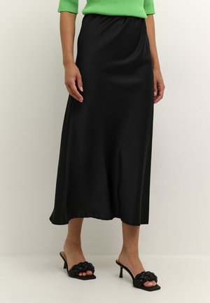 A-lijn rok - mottled black