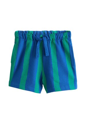 Next, REGULAR FIT - TEXTURED SHORTS  . - Pantaloni de trening - blue green stripe