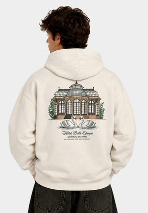 Kaotiko, OVERSIZE GARDEN - Sudadera con capucha - ivory