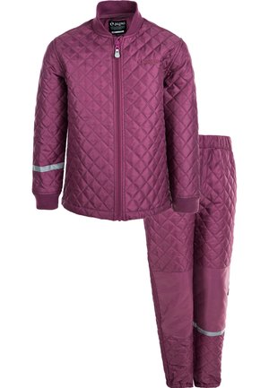 THERMO TIGER SET - Parka - damson