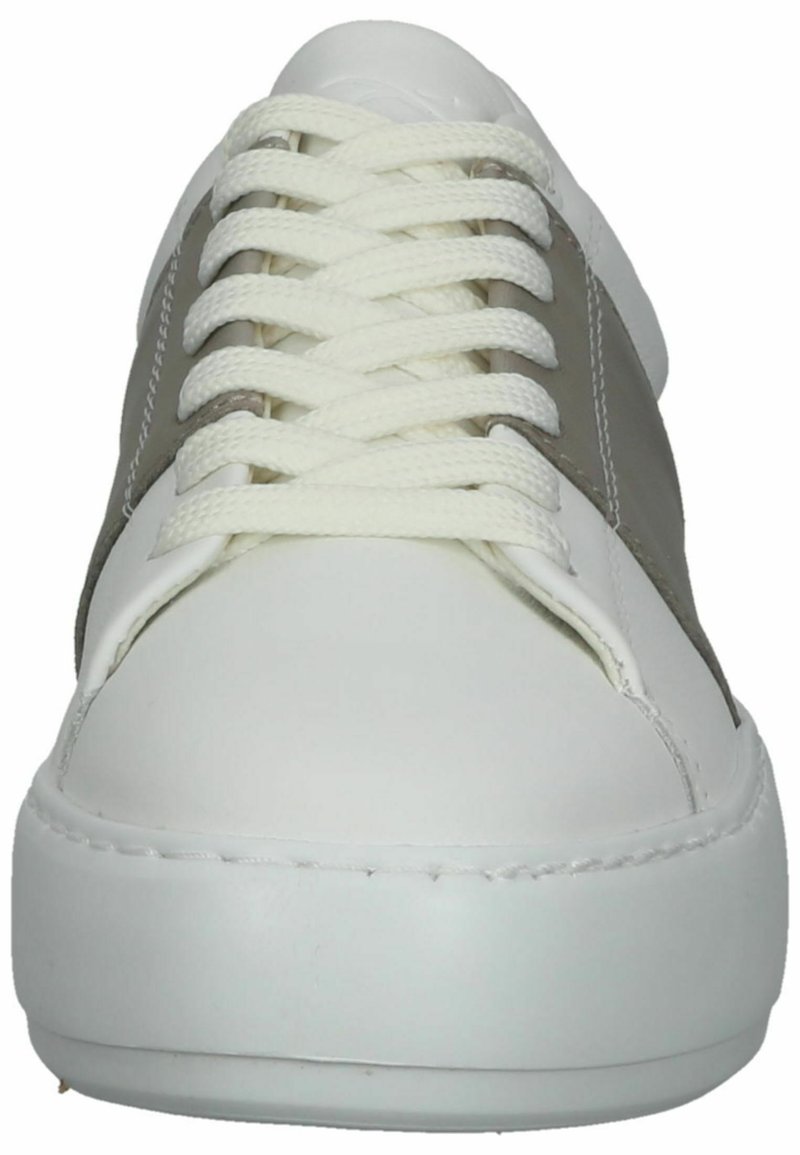 Damen Sneaker low | BRAX Sneaker low white greige combi 914/grau - OB77274 Damen Sneaker low | BRAX Sneaker low white greige combi 914/grau - OB77274