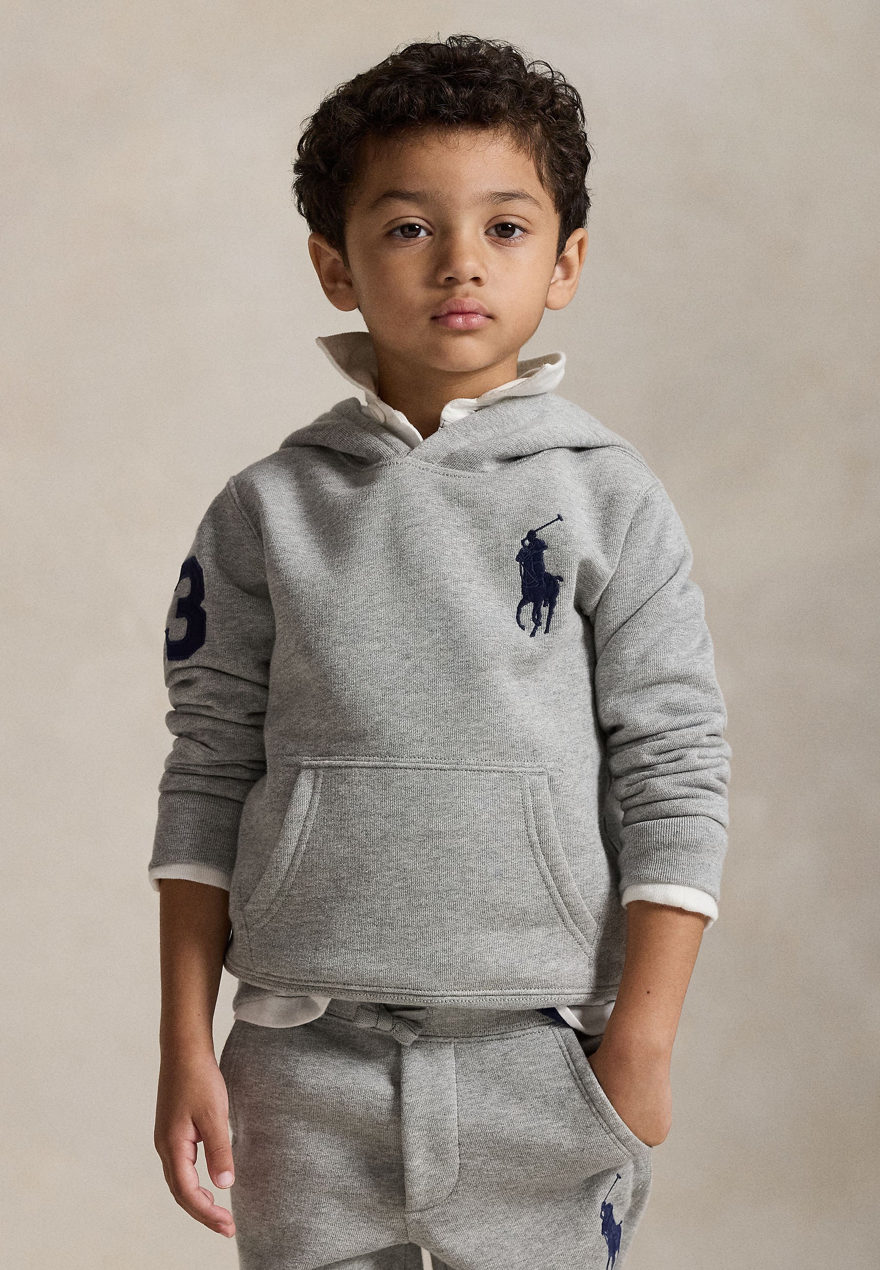 Polo Ralph Lauren BIG PONY FLEECE HOODIE 2-6Y - Jersey con capucha