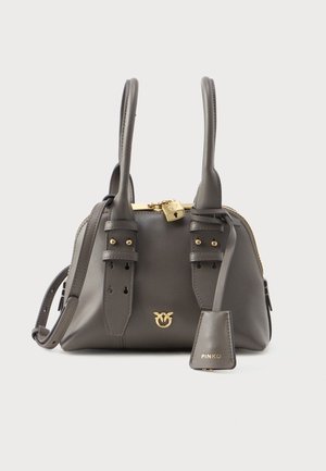 BOWLING BAG ZIP MINI - Taška s příčným popruhem - grigio asfalto/matte gold-coloured