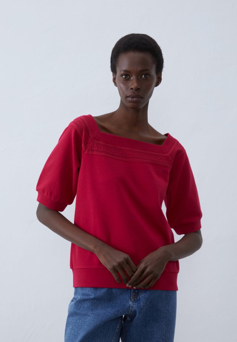 Anna Field Camiseta básica - berry