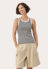 Part Two GRECIAS - Top - black stripe