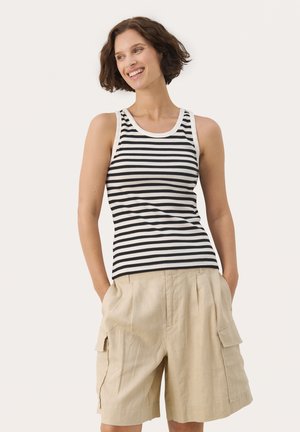 Part Two GRECIAS - Top - black stripe