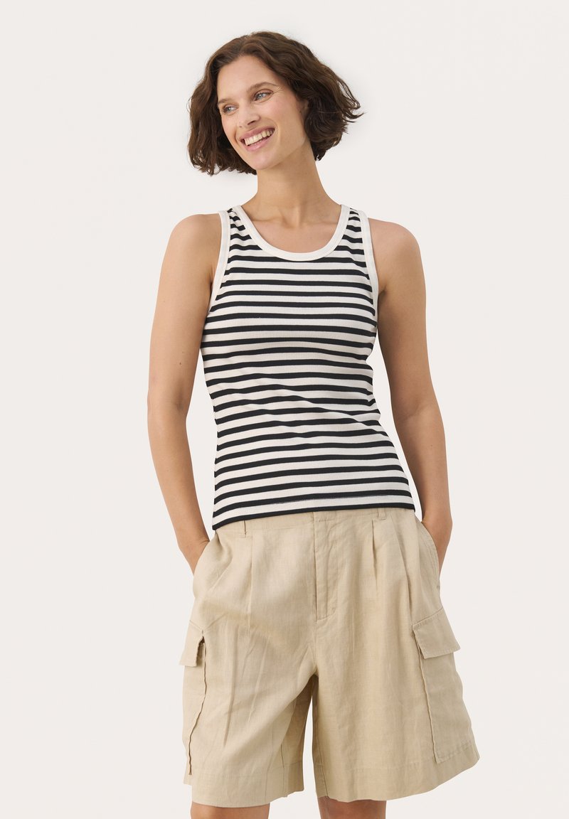 Part Two GRECIAS - Top - black stripe