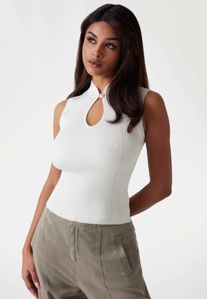 Guess ÄRMELLOSER - Top - weiß
