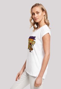 F4NT4STIC SCOOBY DOO PIZZA GHOST GEIST - T-shirts med print - white