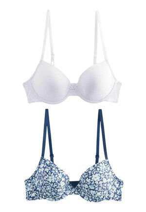 Next 2 PACK - Soutien-gorge à armatures - blue ditsy floral print white