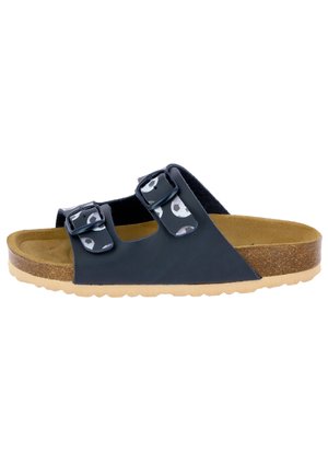 LICO, BIOLINE - Pantolette flach - marine weiss