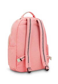 Kipling BACK TO SEOUL LAPTOPFACH - Mochila escolar - pink candy combo