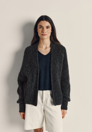 American Vintage, EAST - Cardigan - anthracite chine