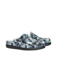 HEYDUDE WALLY SLIPPER COZY CAMO - SLIP-ONS - Pantuflas - blue multicolor
