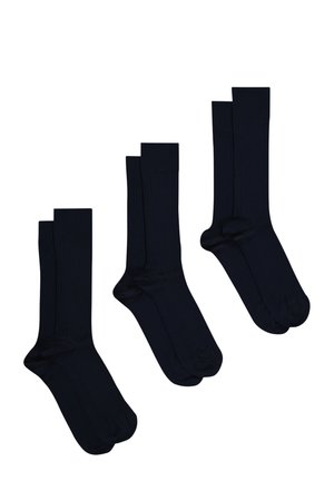 NINE 3-PACK - Strumpor - navy blue