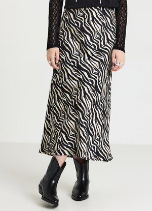 LUNGA FANTASIA ANIMALIER - A-Linien-Rock - var ultrablack