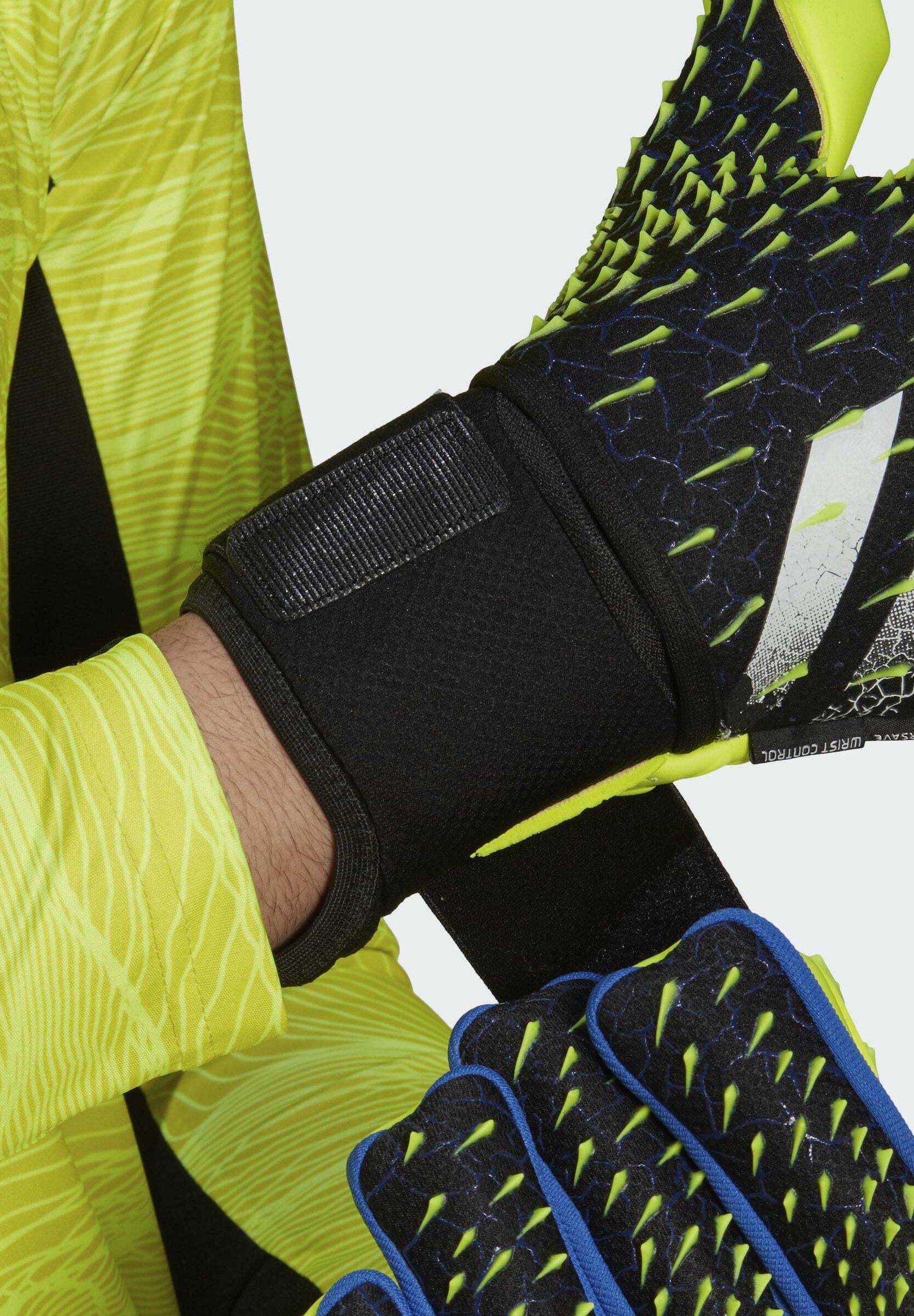 adidas Performance PREDATOR PRO ULTIMATE - Keepershandschoenen -  black/neongeel - Zalando.nl