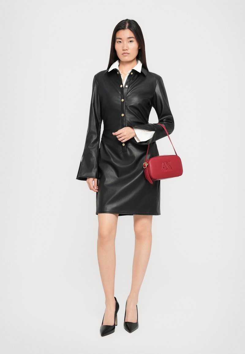 Armani Exchange DRESS - Cocktail dress / Party dress - black - Zalando Armani Exchange DRESS - Cocktail dress / Party dress - black - Zalando