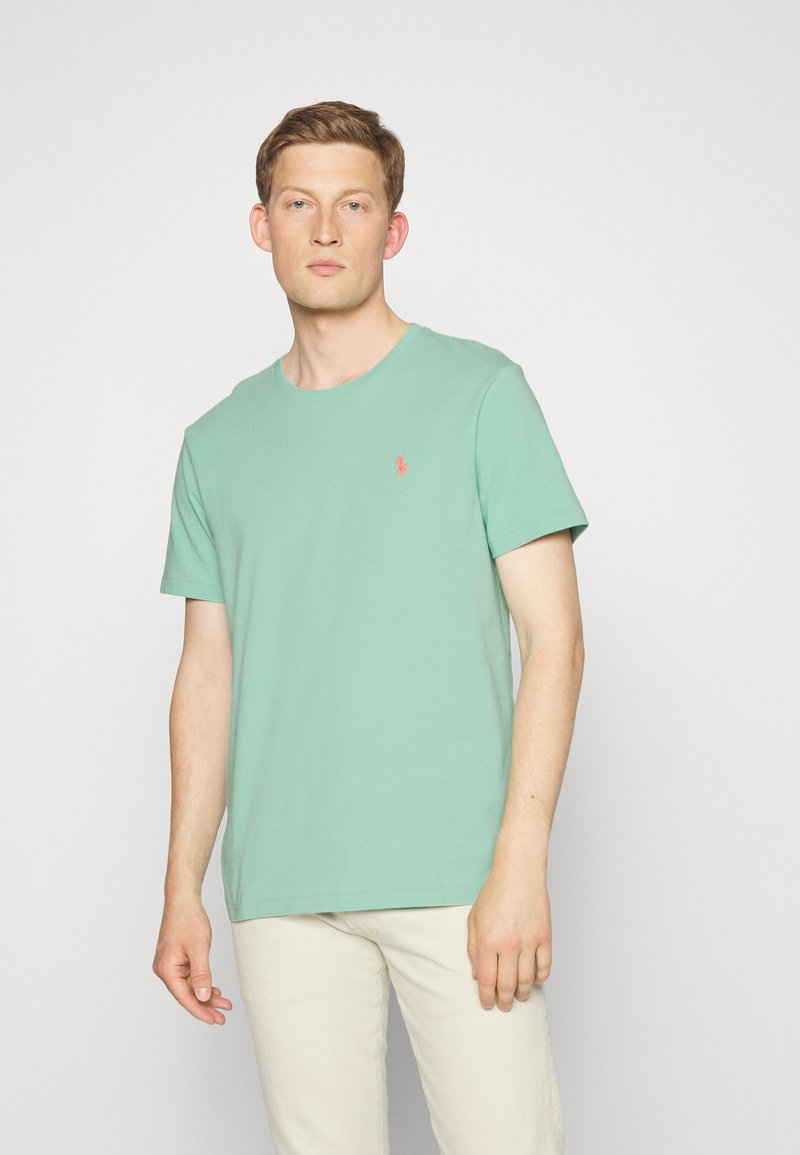Polo Ralph Lauren CUSTOM SLIM FIT JERSEY CREWNECK T-SHIRT - T-shirt básica - celadon