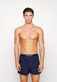 Lacoste 3 PACK - Boxer shorts - navy blue
