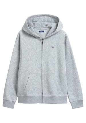 GANT THE ORIGINAL FULL ZIP  - Felpa con zip - light grey melange